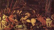 UCCELLO, Paolo The battle of San Romano the victory uber Bernardino della Carda Norge oil painting reproduction